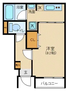 アムールモントル【1階】の間取り