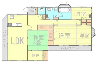 神奈川県相模原市中央区千代田4【マンション】の間取り
