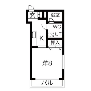 アズーリ中河原【3階】の間取り