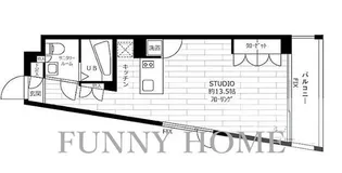 グランドコンシェルジュ都立大学【5階】の間取り