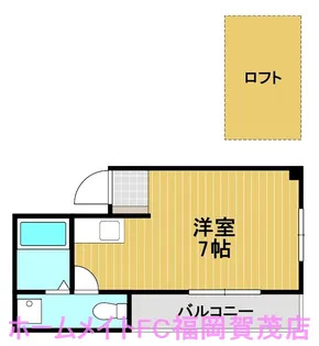 福岡県福岡市城南区長尾5【アパート】の間取り