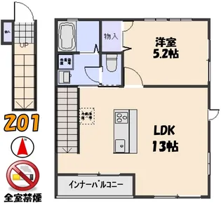 ニア オーズ【2階】の間取り