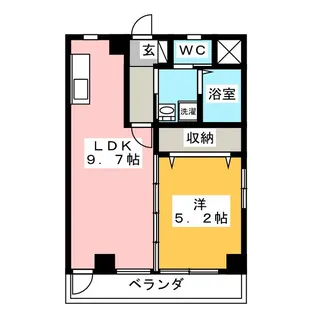 メゾンコンフォート【3階】の間取り