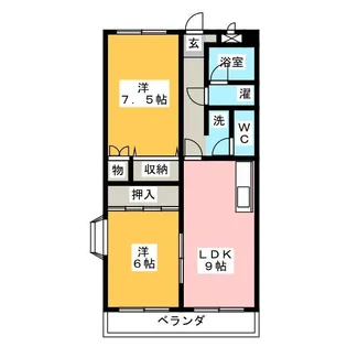 メゾン・ド・セピア【3階】の間取り