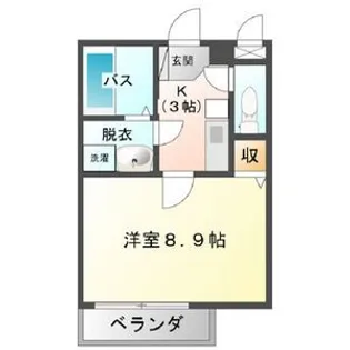 第2中央ビルディング【5階】の間取り