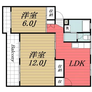 千葉県佐倉市井野【マンション】の間取り