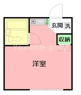 クロノス平塚西【2階】の間取り