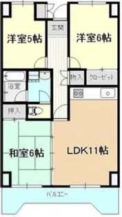 コーポ菱苑【3階】の間取り