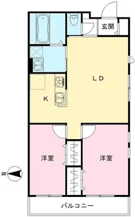 東京都品川区西品川2【マンション】の間取り