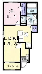 ポタージュ【1階】の間取り