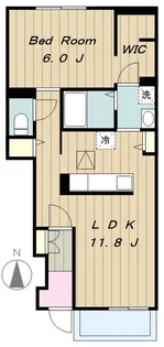モーレフ【1階】の間取り