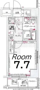 エスリード芝浦ベイサイド【9階】の間取り