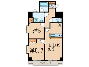 FRONTRY【1階】の間取り