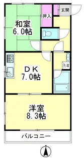 コート・ラフィーネ【1階】の間取り