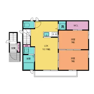 ガーデンヒルズ芝5丁目【2階】の間取り