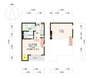 ベラコスタ姪浜【1階】の間取り
