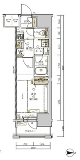 MAINGRANDIA ASAKUSA【9階】の間取り