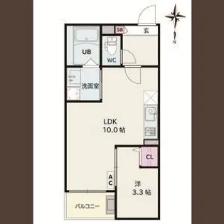 Jack kirihataII【2階】の間取り