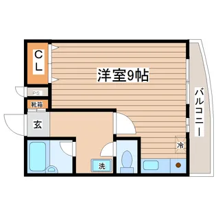 ハイレジデンス南光台【1階】の間取り