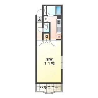 ビバとみだ【2階】の間取り