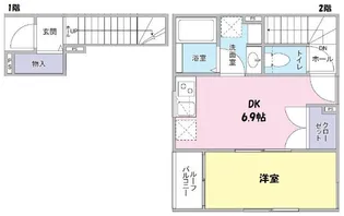 Legume ail graisse【2階】の間取り