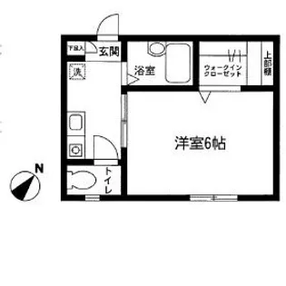 ハイムしらい【1階】の間取り