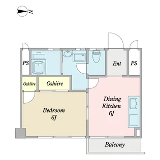 ヴェリタ大倉山【2階】の間取り
