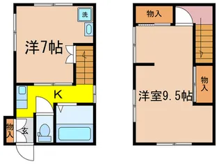 東京都北区志茂4【一戸建】の間取り