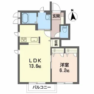 メゾン・セリーヌ【1階】の間取り