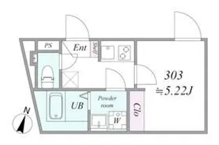 Teams Oji【3階】の間取り