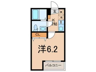 セキュリア生麦【1階】の間取り