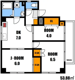 シルク西原【3階】の間取り