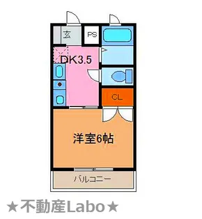 徳島県板野郡藍住町東中富字東傍示【アパート】の間取り