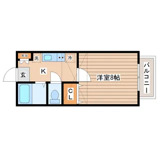 アヴァンセ富沢南壱番館【2階】の間取り