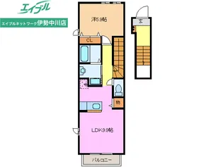 プリーマK I【2階】の間取り