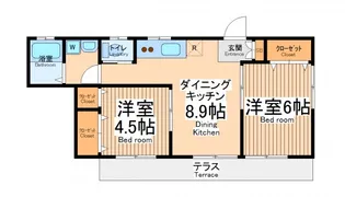 緑ハイツ【1階】の間取り
