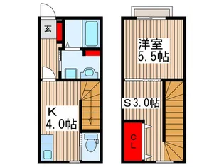 埼玉県川口市西川口4【一戸建】の間取り