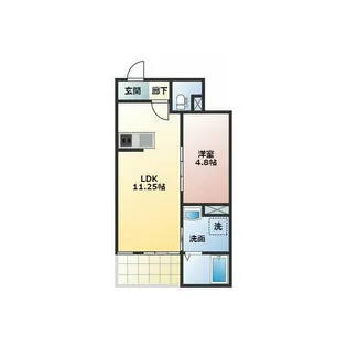 AIR ODAWARA KUNO【1階】の間取り