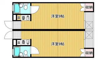 パークハイツ【4階】の間取り