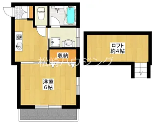 フラットベルトリーII【2階】の間取り