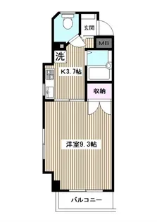 ランドスケープ高島平【2階】の間取り