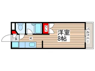 シャトレー塩焼【1階】の間取り