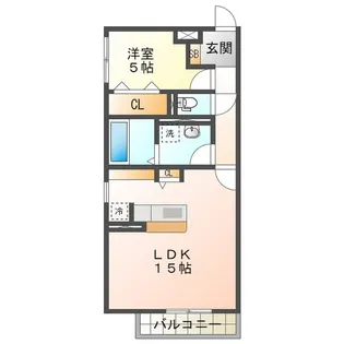 La Quadrifoglio【1階】の間取り