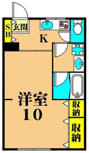 晴美マンション【2階】の間取り