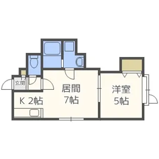 ラフィシア【2階】の間取り