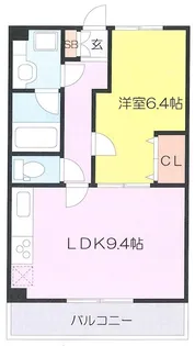 WESTWING【1階】の間取り