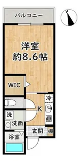 Gran West 泰心【2階】の間取り