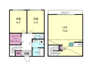 ガジェットハウス尼ヶ辻の間取り
