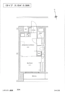 SOCIETY KURAMAE【3階】の間取り