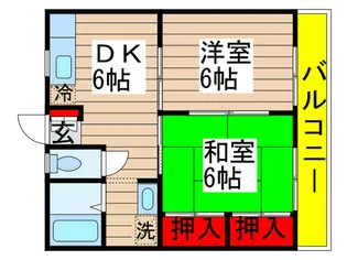 ソワサント成田【2階】の間取り